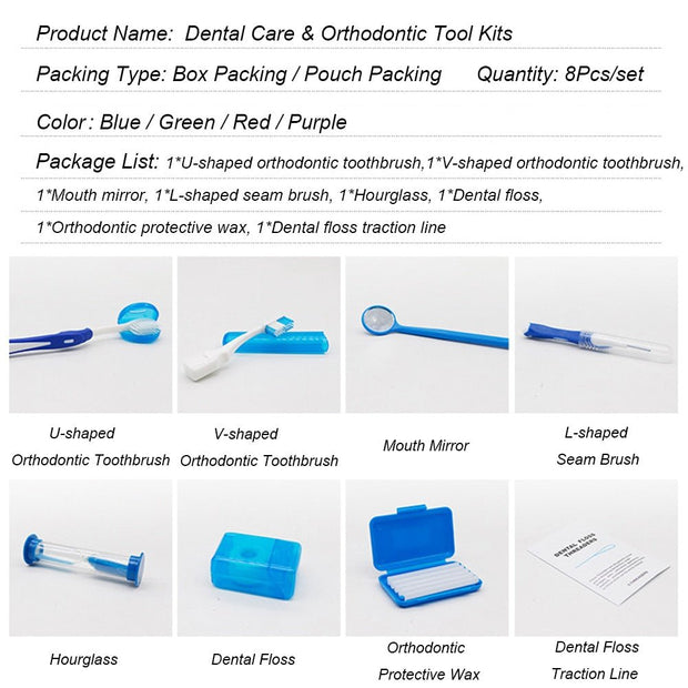 1 set oral care tool kit - 3