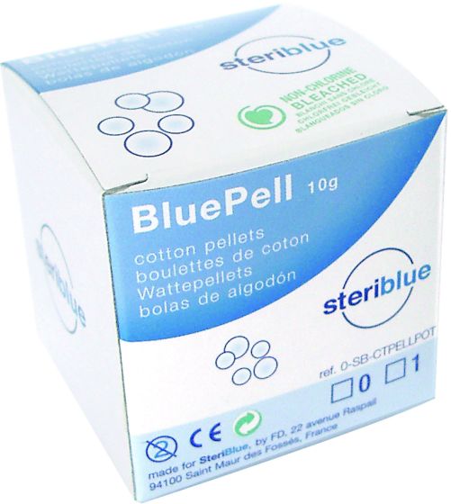Steriblue Cotton Pellets Size 1 (1000) - 0