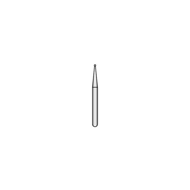 Ash Steel Burs: Round RA1 - 0
