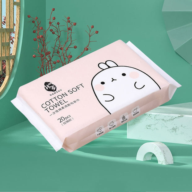 Disposable Cotton Face Towel - 4