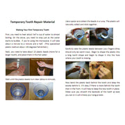 False Tooth Dentures Temporary Filling Material