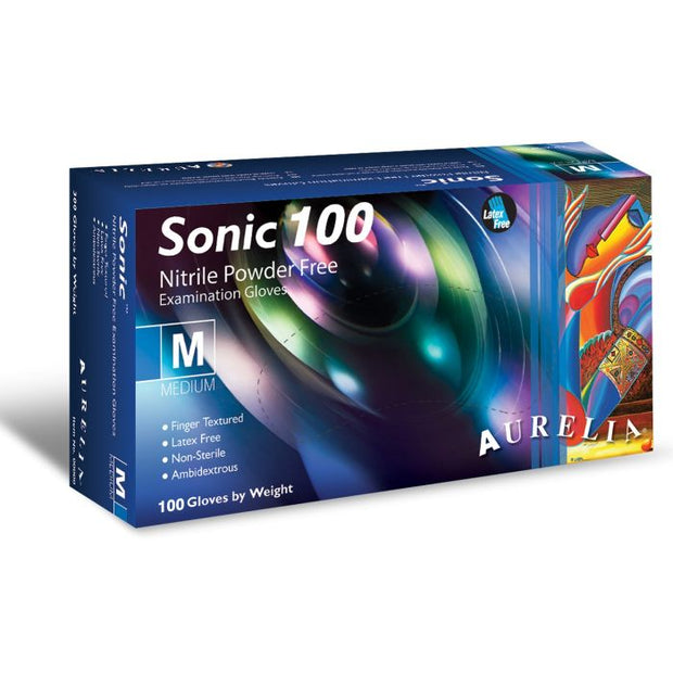 Aurelia® Sonic® 100 Nitrile Powder Free Gloves - XS - 0