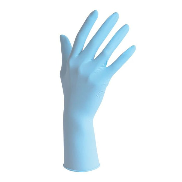 Medibase Blue Nitrile Powder Free Gloves - M (100)