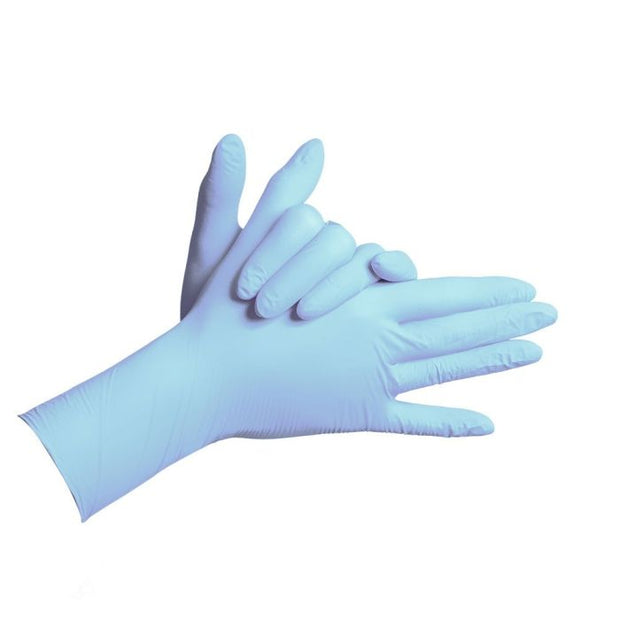 Medibase Blue Nitrile Powder Free Gloves - L (100)