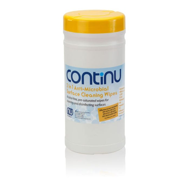 Continu 2 in 1 Wipes - Tub (200)