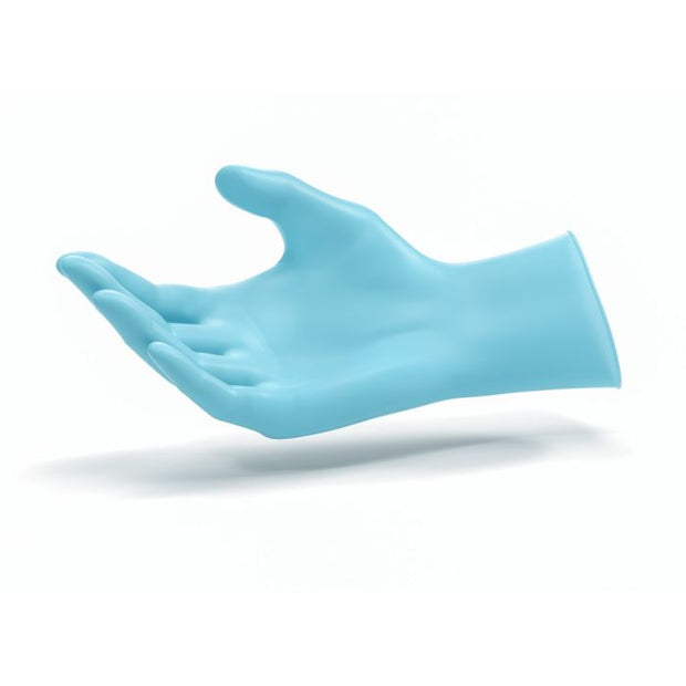 Ansell Microflex 93-833 Ergoform Blue Nitrile Gloves - M - 3