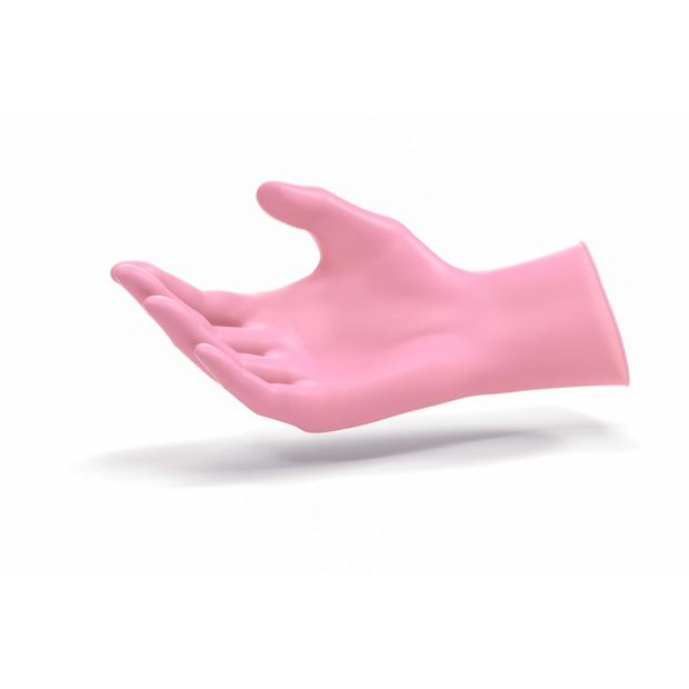 Ansell Micro-Touch NitraFree Pink Nitrile Gloves - XL - 2