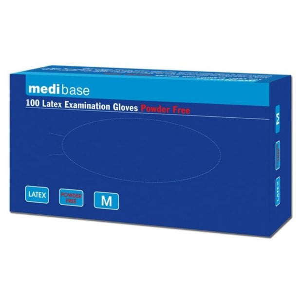 Medibase Powder Free Latex Gloves - S (100)