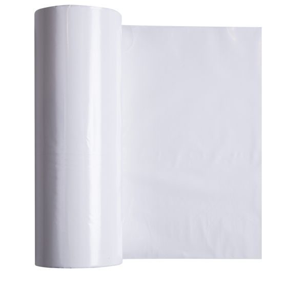 Medibase Plastic Bibs: White - Roll of 200