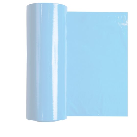 Medibase Plastic Bibs: Blue - Roll of 200