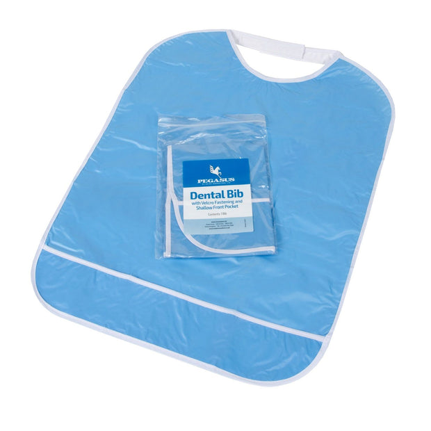 Pegasus Blue Velcro Bib