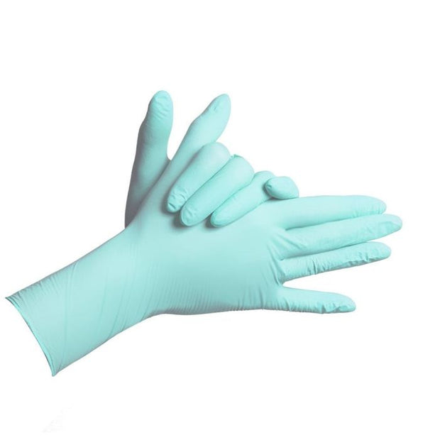 Medibase Green Nitrile Powder Free Gloves - XS (100)