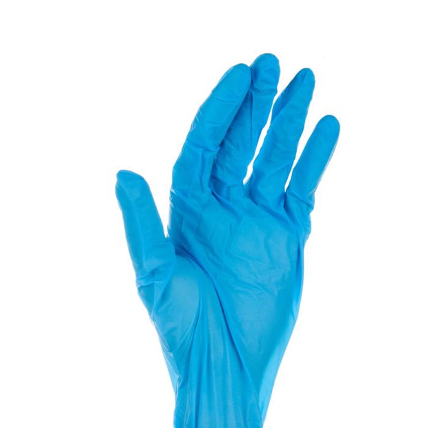 Protect+ Blue Nitrile Gloves - L (100)