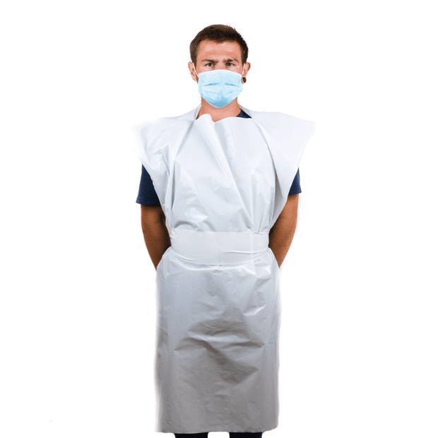 Aprons: White - 80 Microns - 0