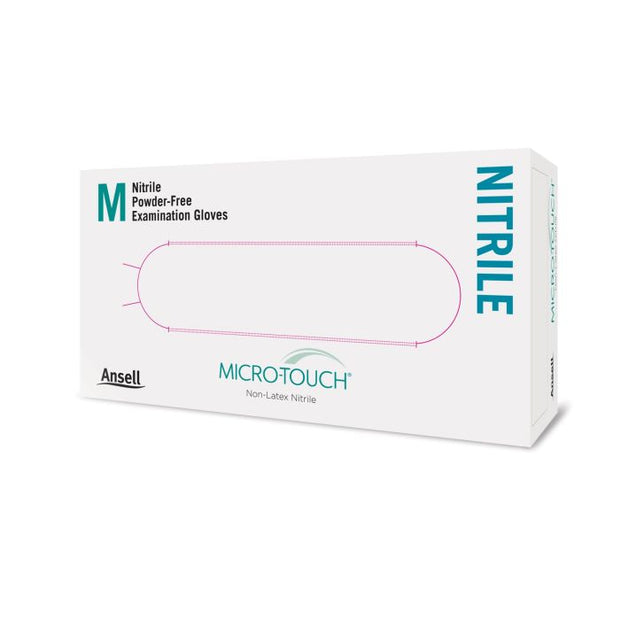 Ansell Micro-Touch White Nitrile Examination Gloves - Extra Large - 0