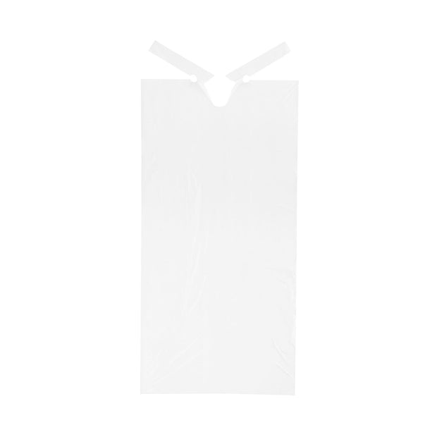 Medibase Long Aprons: White - 54 x 140cm (100)