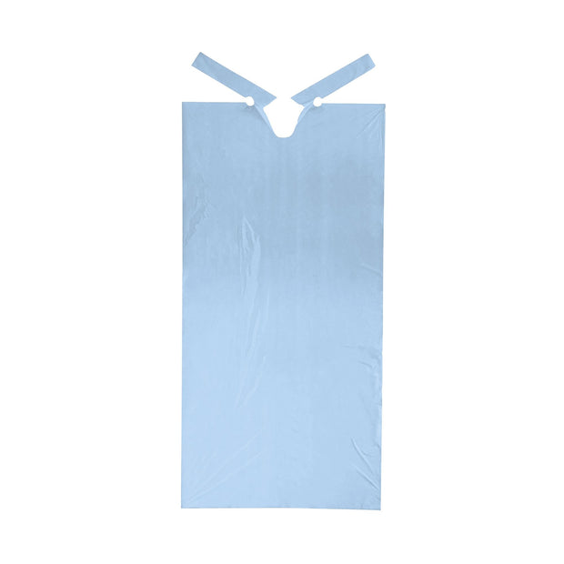 Medibase Long Aprons: Blue - 54 x 140cm (100)