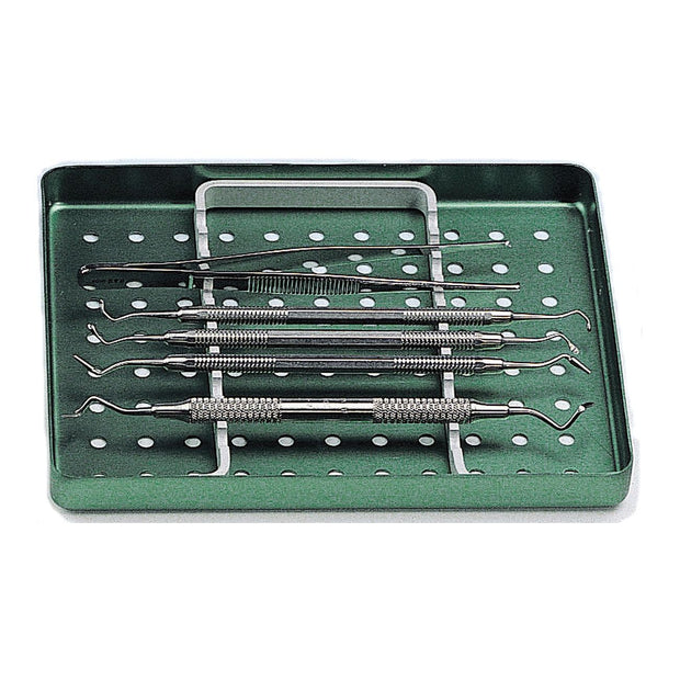 Nichrominox Aluminium Instrument Holder: For 18x14cm Trays - 10 Instruments