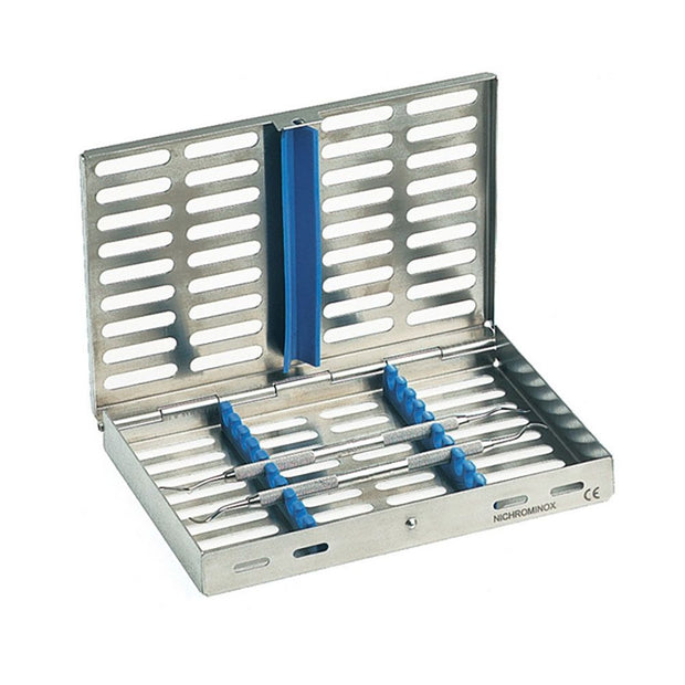 Nichrominox Stainless Steel Instrument Cassette: 18x13cm - 10 Instruments