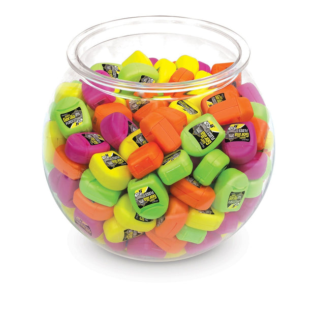 Piksters Baby Gorilla Dental Floss - 200 Rolls + Large Bowl