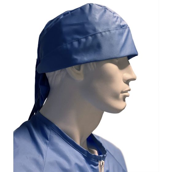 Pluritex Autoclavable Waterproof Blue Surgical Bandanas - Pack of 10