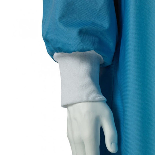 Pluritex Autoclavable Waterproof Blue Surgical Gown - Medium