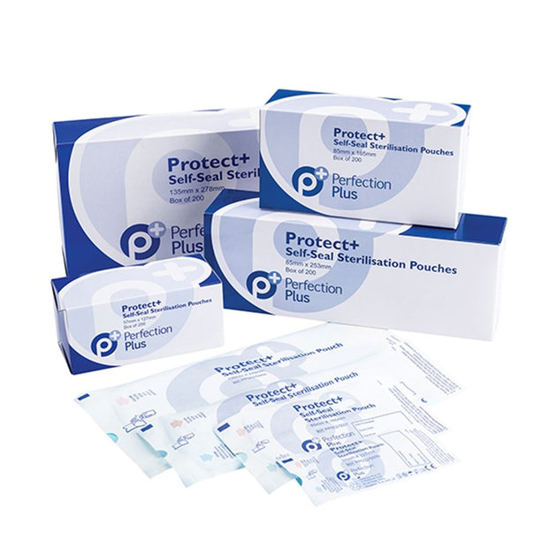 Protect+ Self-Seal Sterilisation Pouches - 86 x 165mm