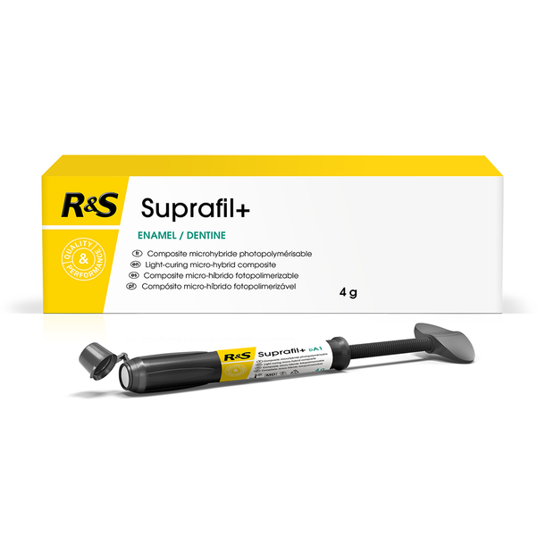 R&S Suprafil+ Composite: 1 x 4g Syringe - Enamel - Shade A4