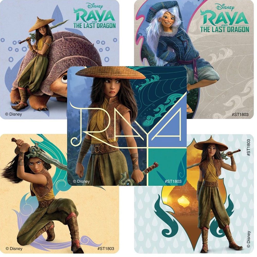 Stickers: Raya And The Last Dragon (100) – Jubilee Dentals