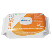 Uniwipe Midi Clinical Disinfectant Wipes (200)