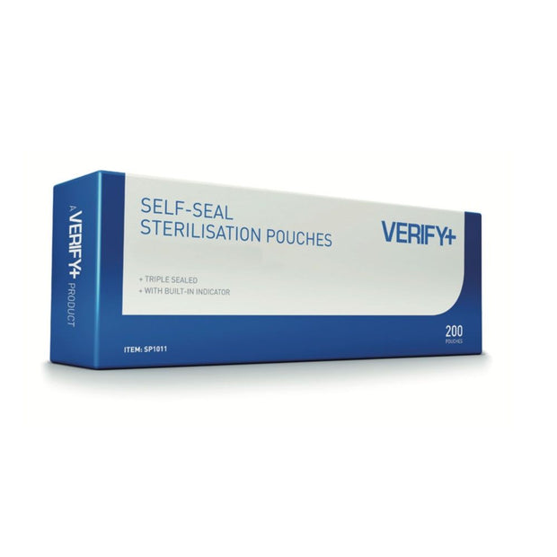 Verify+ Self Seal Sterilisation Pouches: 90 x 165mm (200)