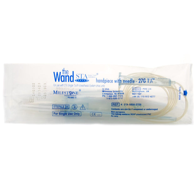 The Wand® - STA Handpieces: Blue - 27G 1¼" Needles (50)